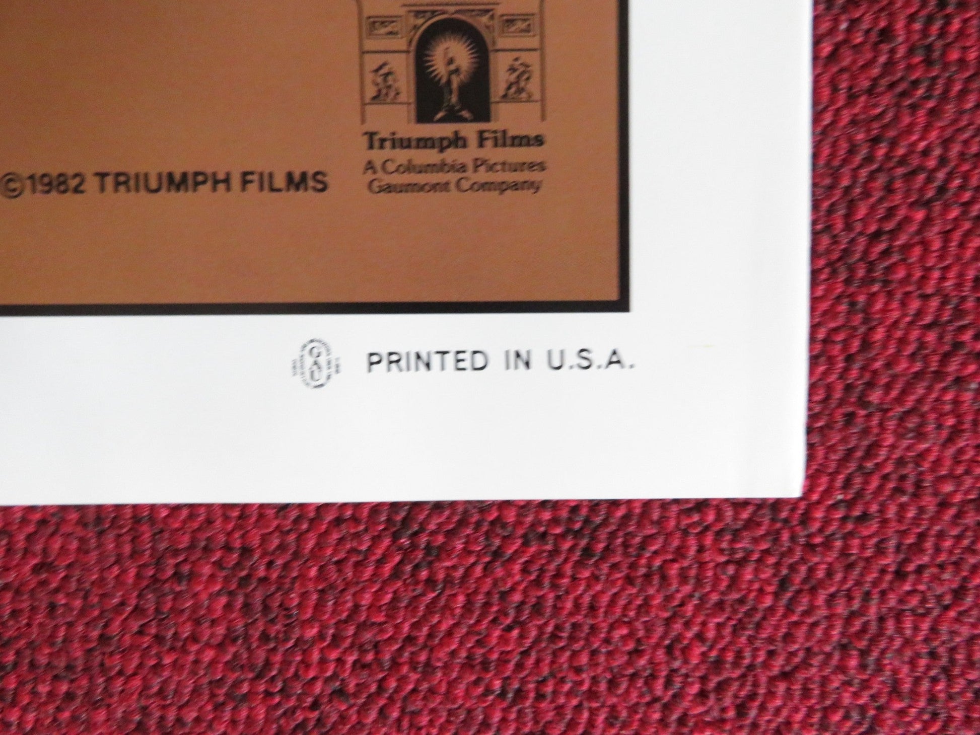 YOL / THE ROAD FOLDED US ONE SHEET POSTER TARIK AKAN SERIF SEZER 1982 Rendezvous Cinema Movie posters