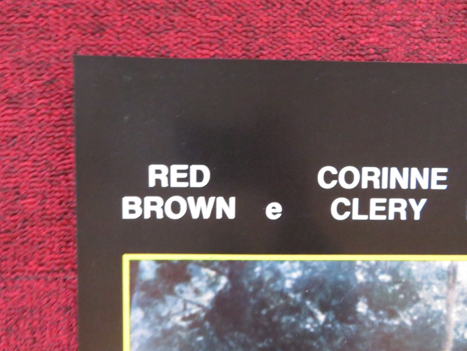 YOR: THE HUNTER FROM THE FUTURE - A ITALIAN FOTOBUSTA POSTER REB BROWN 1983 Rendezvous Cinema Movie posters