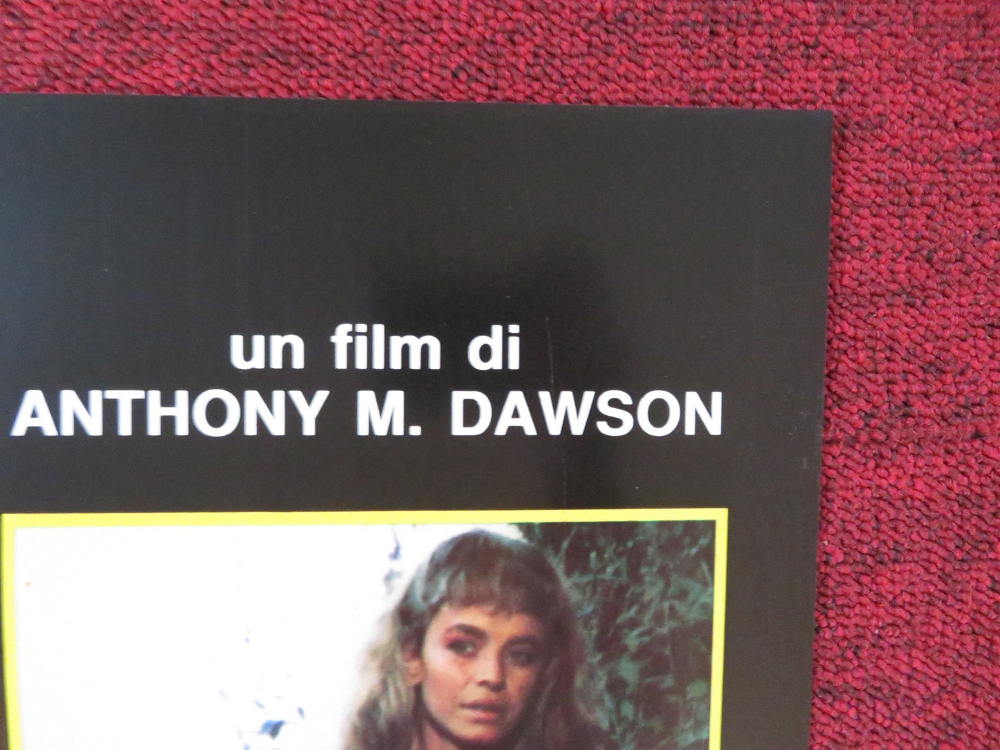 YOR: THE HUNTER FROM THE FUTURE - B ITALIAN FOTOBUSTA POSTER REB BROWN 1983 Rendezvous Cinema Movie posters