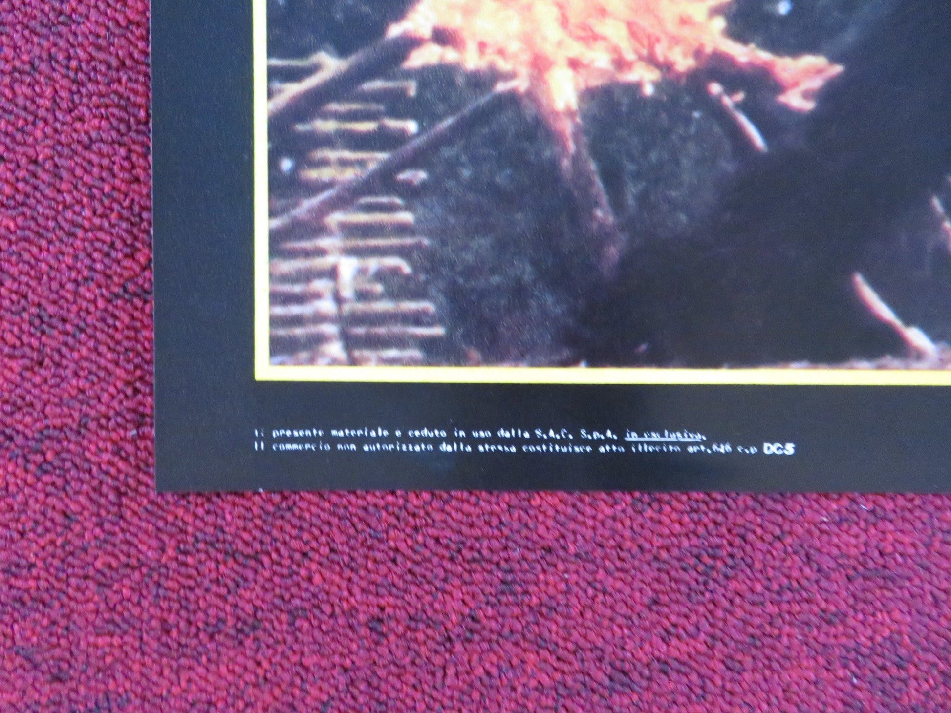 YOR: THE HUNTER FROM THE FUTURE - B ITALIAN FOTOBUSTA POSTER REB BROWN 1983 Rendezvous Cinema Movie posters