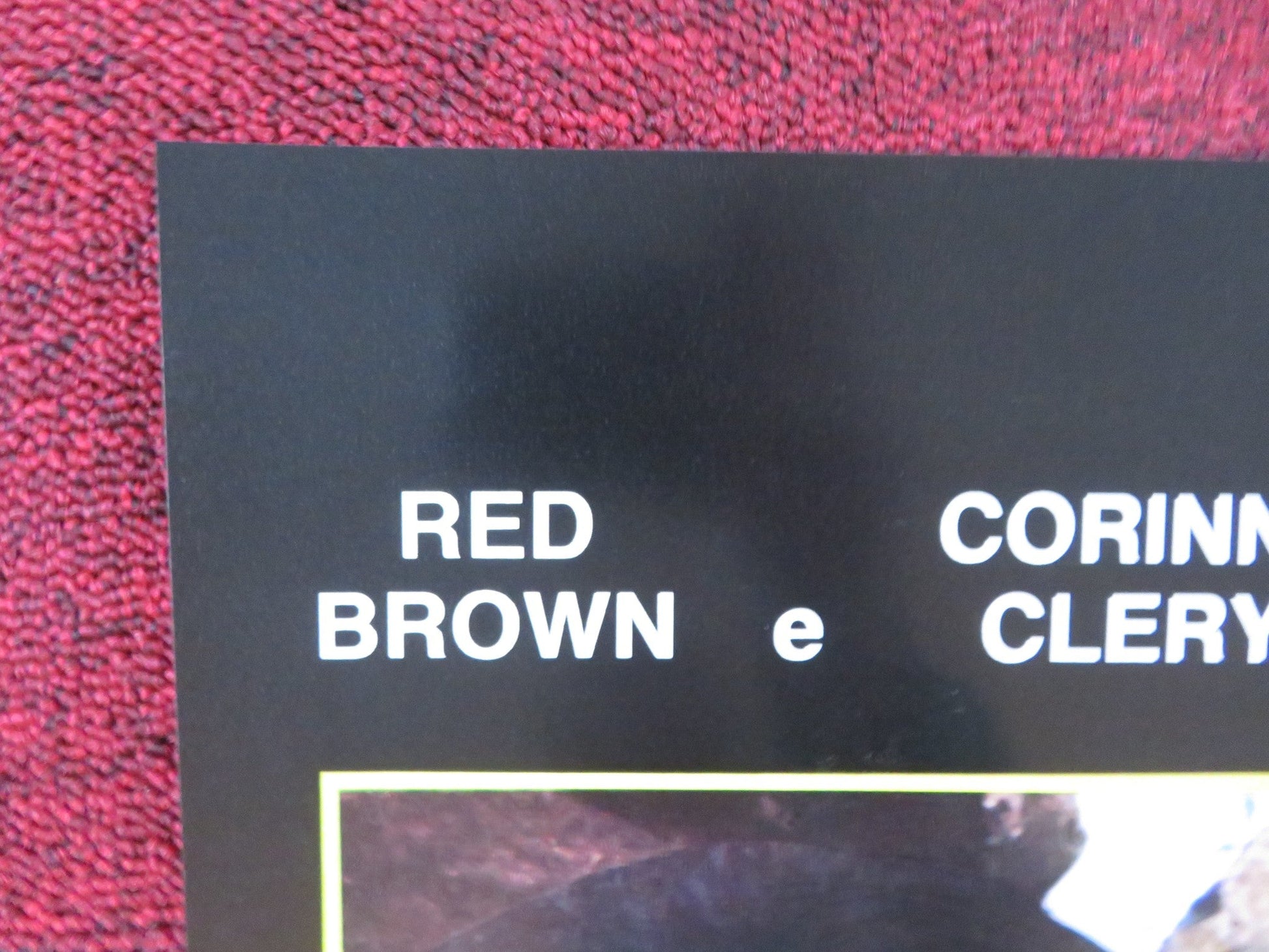 YOR: THE HUNTER FROM THE FUTURE - D ITALIAN FOTOBUSTA POSTER REB BROWN 1983 Rendezvous Cinema Movie posters