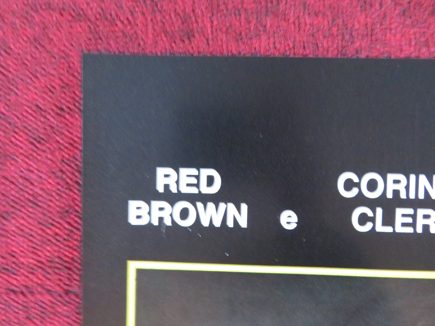 YOR: THE HUNTER FROM THE FUTURE - E ITALIAN FOTOBUSTA POSTER REB BROWN 1983 Rendezvous Cinema Movie posters