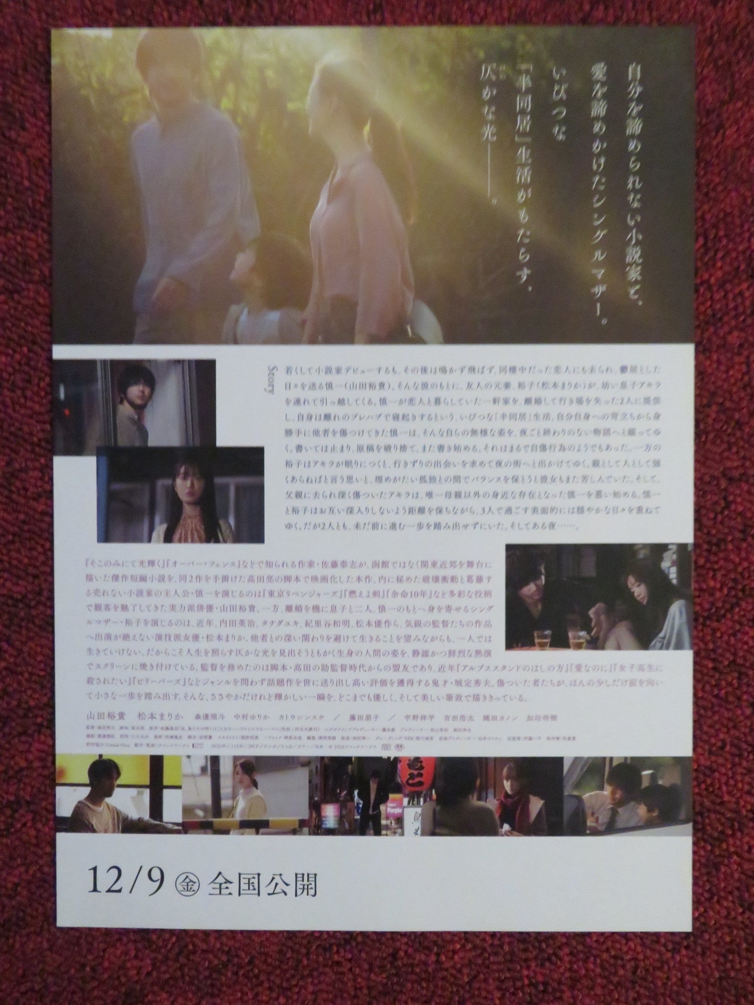 YORU TORITACHIGA NAKU JAPANESE CHIRASHI (B5) POSTER SHINSUKE KATO MATSUMO 2022 Rendezvous Cinema Movie posters