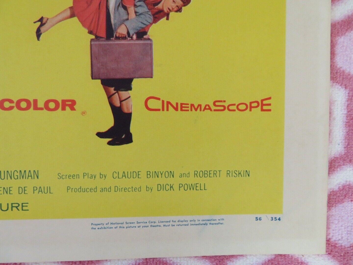 YOU CAN'T RUN AWAY FROM IT US HALF SHEET (22"x 28") POSTER JUNE ALLYSON 1956 Movie posters