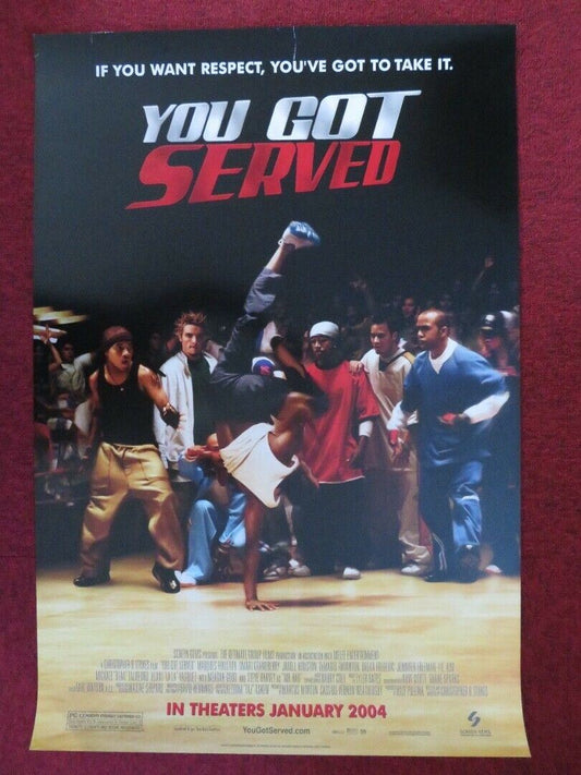 YOU GOT SERVED US ONE SHEET ROLLED POSTER OMARION MARQUES HOUSTON 2004 Movie posters