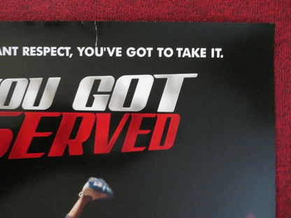 YOU GOT SERVED US ONE SHEET ROLLED POSTER OMARION MARQUES HOUSTON 2004 Movie posters