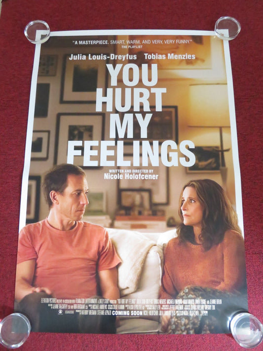 YOU HURT MY FEELINGS US ONE SHEET ROLLED POSTER JULIA LOUIS - DREYFUS 2023 Rendezvous Cinema Movie posters
