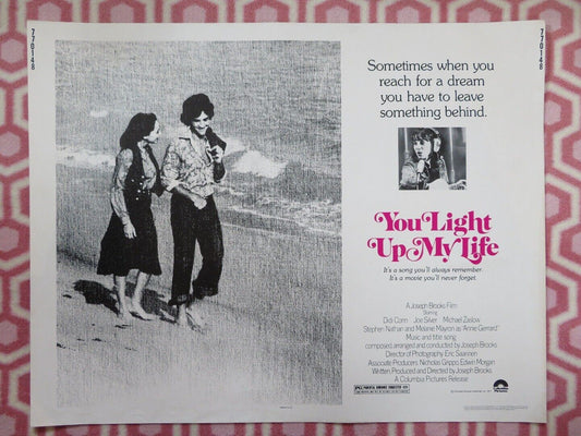 YOU LIGHT UP MY LIFE US HALF SHEET (22"x 28") POSTER DIDI CONN JOE SILVER 1977 Movie posters