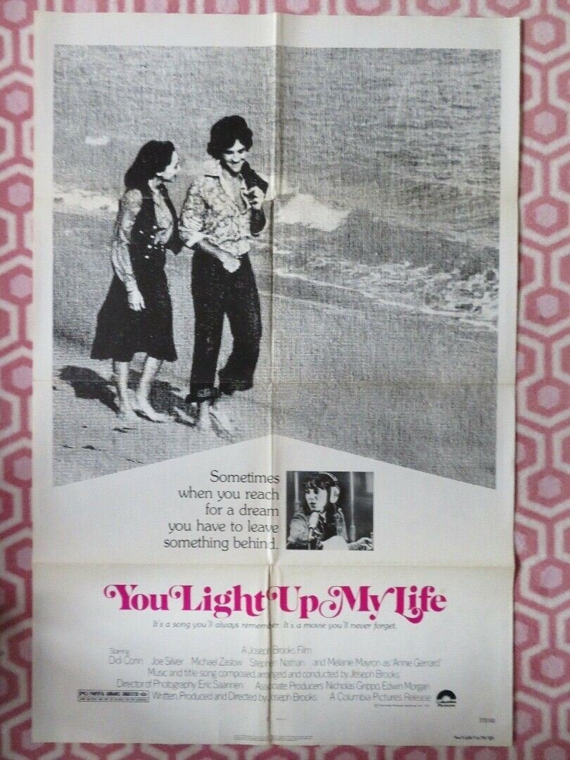 YOU LIGHT UP MY LIFE US ONE SHEET POSTER DIDI CONN JOE SLIVER 1977 Movie posters