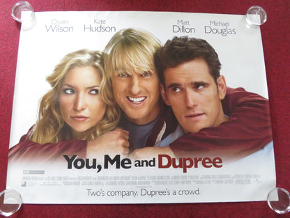 YOU, ME AND DUPREE UK QUAD ROLLED POSTER OWEN WILSON KATE HUDSON 2006 Rendezvous Cinema Movie posters
