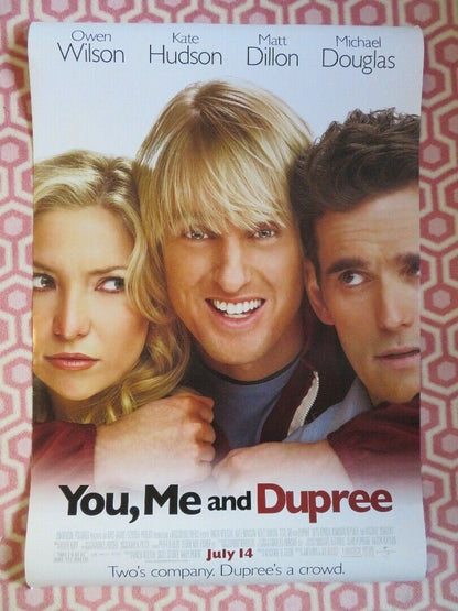 YOU, ME AND DUPREE US ONE SHEET ROLLED POSTER OWEN WILSON KATE HUDSON 2006 Movie posters