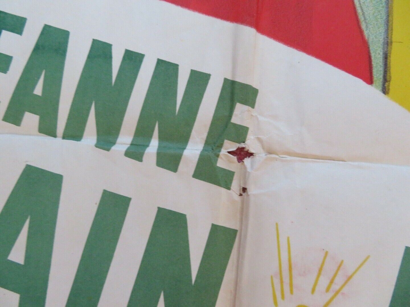 YOU WERE MEANT FOR ME FOLDED US ONE SHEET POSTER JEANNE CRAIN DAN DAILEY 1948 Movie posters