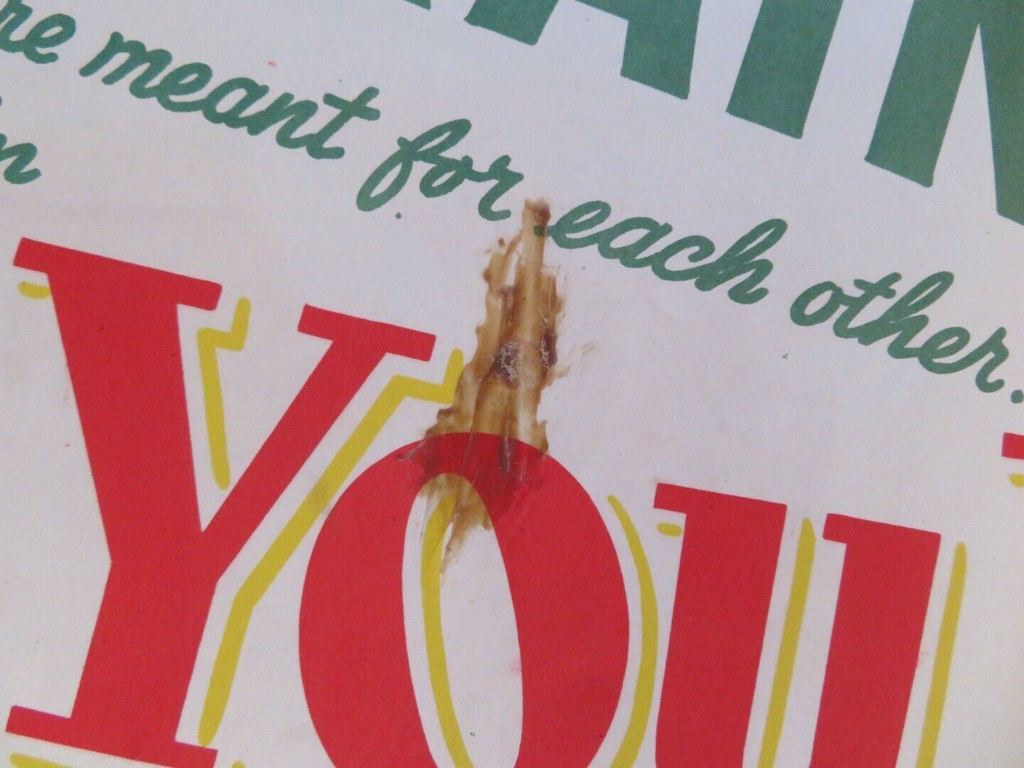 YOU WERE MEANT FOR ME FOLDED US ONE SHEET POSTER JEANNE CRAIN DAN DAILEY 1948 Movie posters