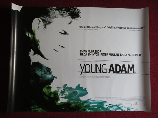 YOUNG ADAM UK QUAD (30"x 40") ROLLED POSTER EWAN MCGREGOR TILDA SWINTON 2003 Rendezvous Cinema Movie posters