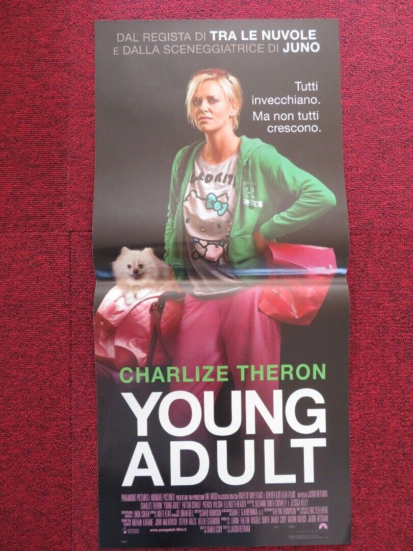 YOUNG ADULT ITALIAN LOCANDINA (26.5"x12.5") POSTER CHARLIZE THERON 2011 Movie posters