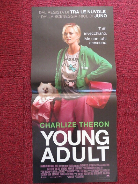YOUNG ADULT ITALIAN LOCANDINA (26.5"x12.5") POSTER CHARLIZE THERON 2011 Movie posters