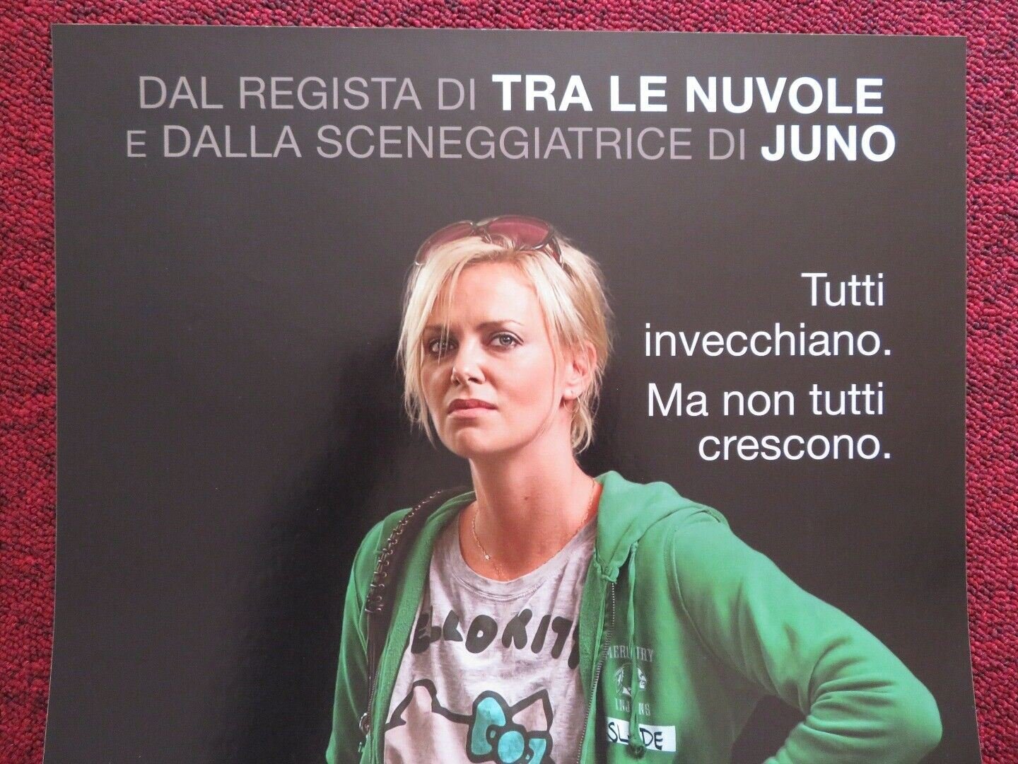 YOUNG ADULT ITALIAN LOCANDINA (26.5"x12.5") POSTER CHARLIZE THERON 2011 Movie posters