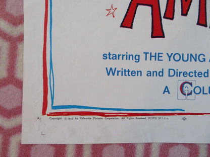 YOUNG AMERICANS FOLDED US ONE SHEET POSTER MILTON ANDERSON 1967 Movie posters