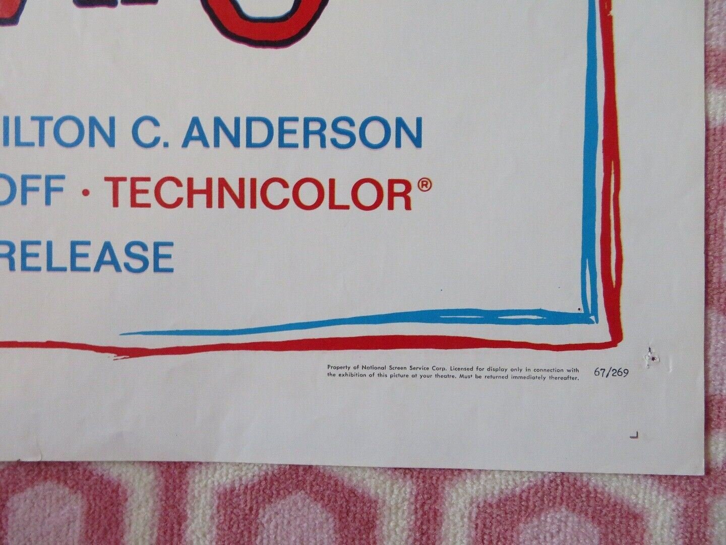 YOUNG AMERICANS FOLDED US ONE SHEET POSTER MILTON ANDERSON 1967 Movie posters