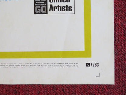 YOUNG BILLY YOUNG FOLDED US ONE SHEET POSTER ROBERT MITCHUM ANGIE DICKINSON 1969 Rendezvous Cinema Movie posters