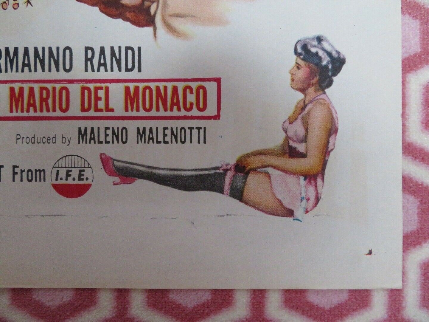 YOUNG CARUSO US ONE SHEET POSTER GINA LOLLOBRIGIBA 1953 Rendezvous Cinema Movie posters