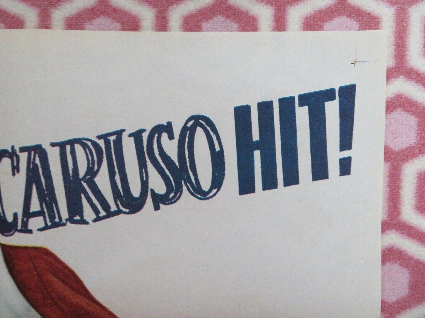 YOUNG CARUSO US ONE SHEET POSTER GINA LOLLOBRIGIBA 1953 Rendezvous Cinema Movie posters