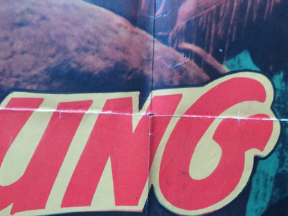 YOUNG DANIEL BOONE FOLDED US ONE SHEET POSTER DAVID BRUCE KRISTINE MILLER 1950 Movie posters