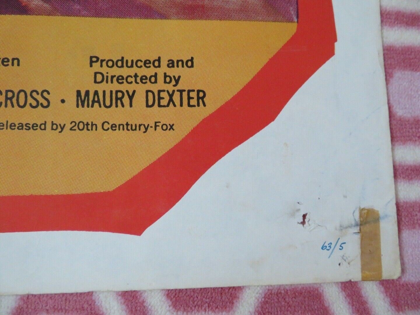 YOUNG GUNS OF TEXAS US ONE SHEET (27 x 41) POSTER JAMES MITCHUM ALANA LADD 1962 Movie posters