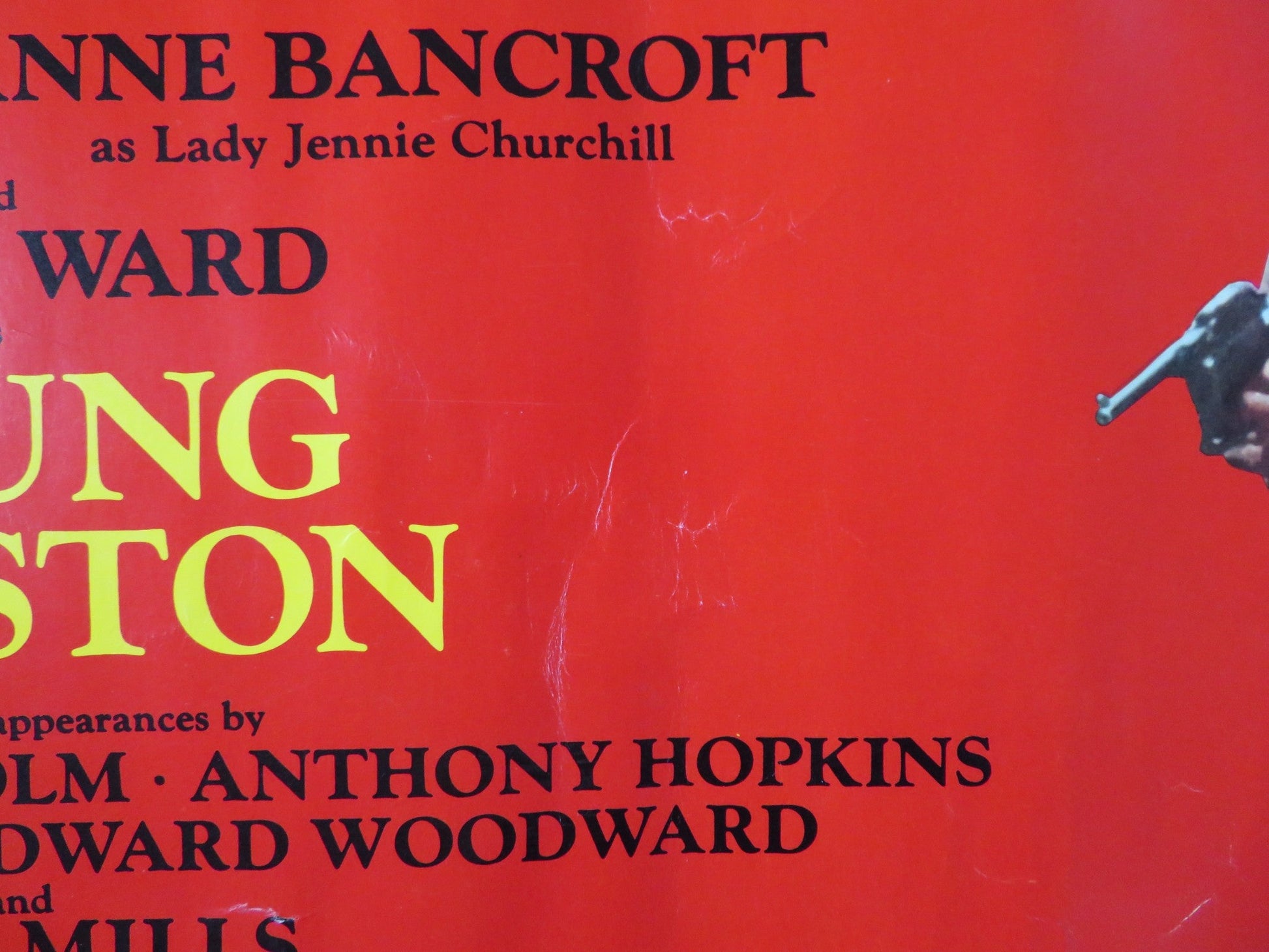 YOUNG WINSTON US HALF SHEET (22"x 28") POSTER SIMON WARD ROBERT SHAW 1972 Rendezvous Cinema Movie posters