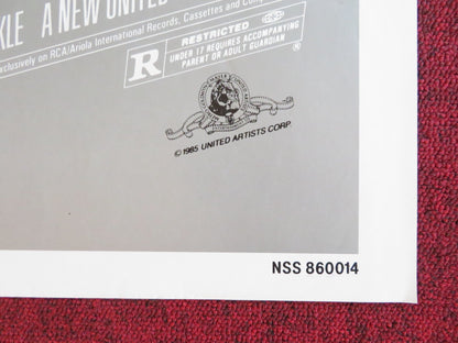 YOUNGBLOOD FOLDED US ONE SHEET POSTER ROB LOWE CYNTHIA GIBB 1986 Rendezvous Cinema Movie posters