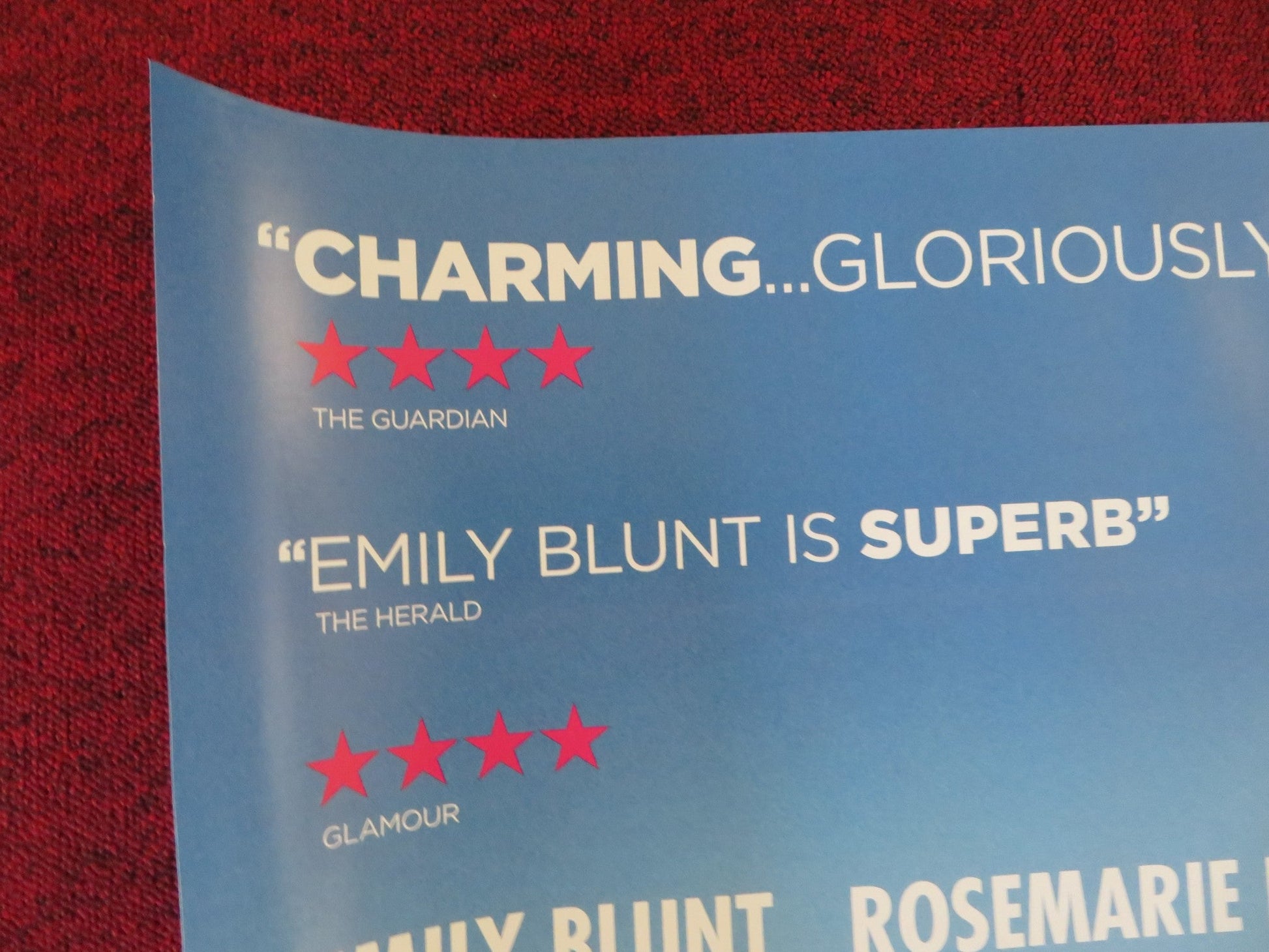 YOUR SISTER'S SISTER UK QUAD (30"x 40") ROLLED POSTER EMILY BLUNT 2011 Rendezvous Cinema Movie posters