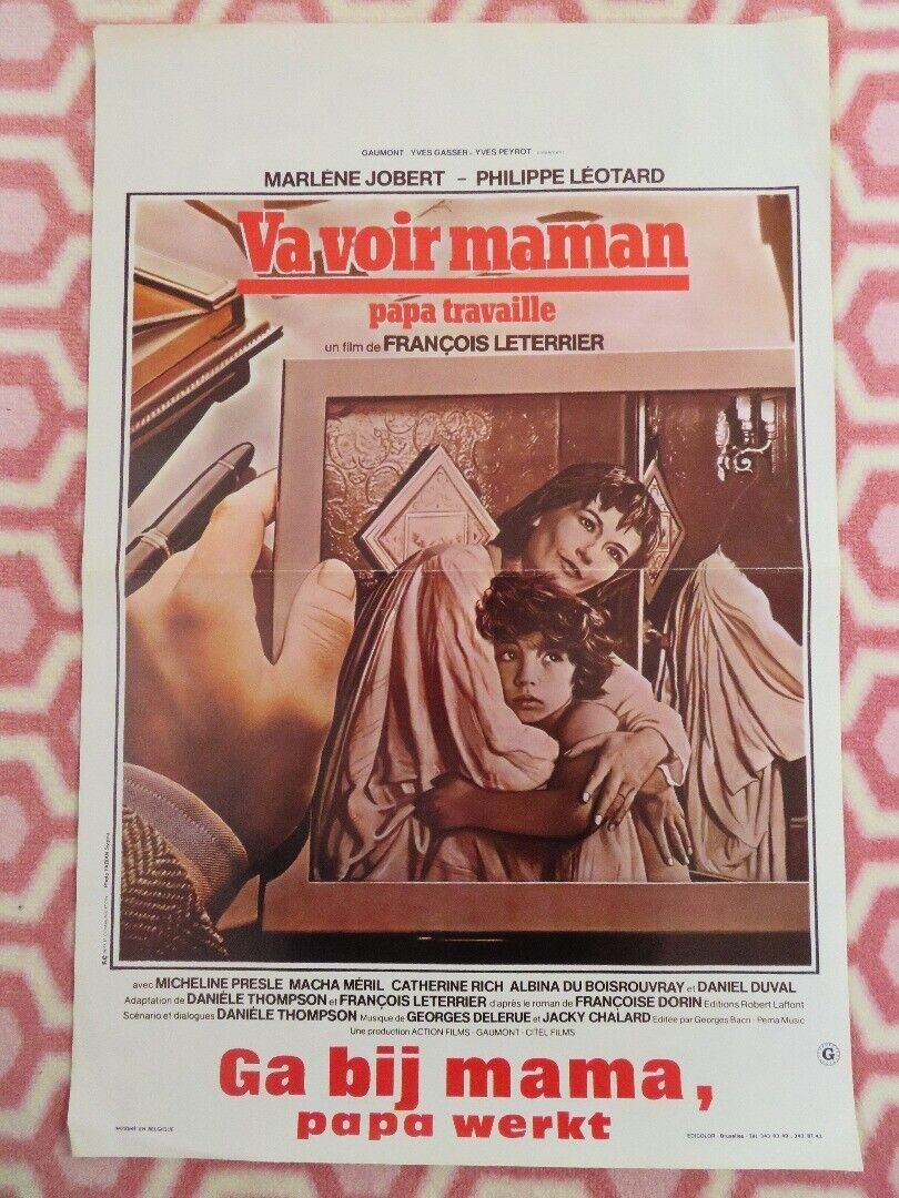 YOUR TURN MY TURN / Va voir maman, papa travaille BELGIUM (21.5"x 14.5") POSTER Movie posters
