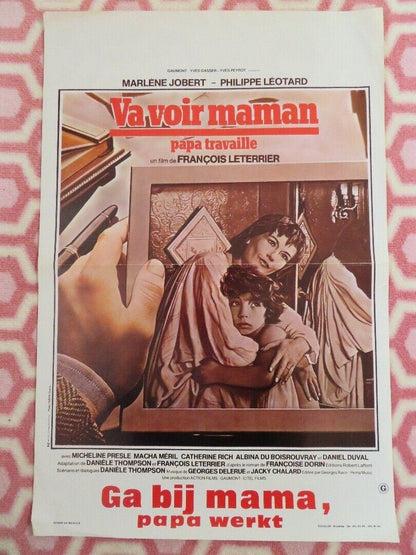 YOUR TURN MY TURN / Va voir maman, papa travaille BELGIUM (21.5"x 14.5") POSTER Movie posters