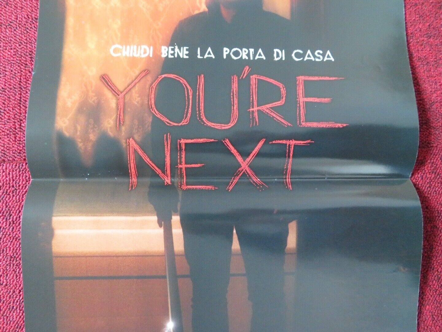 YOU'RE NEXT ITALIAN LOCANDINA (26.5"x12.5") POSTER ADAM WINGARD 2011 Movie posters