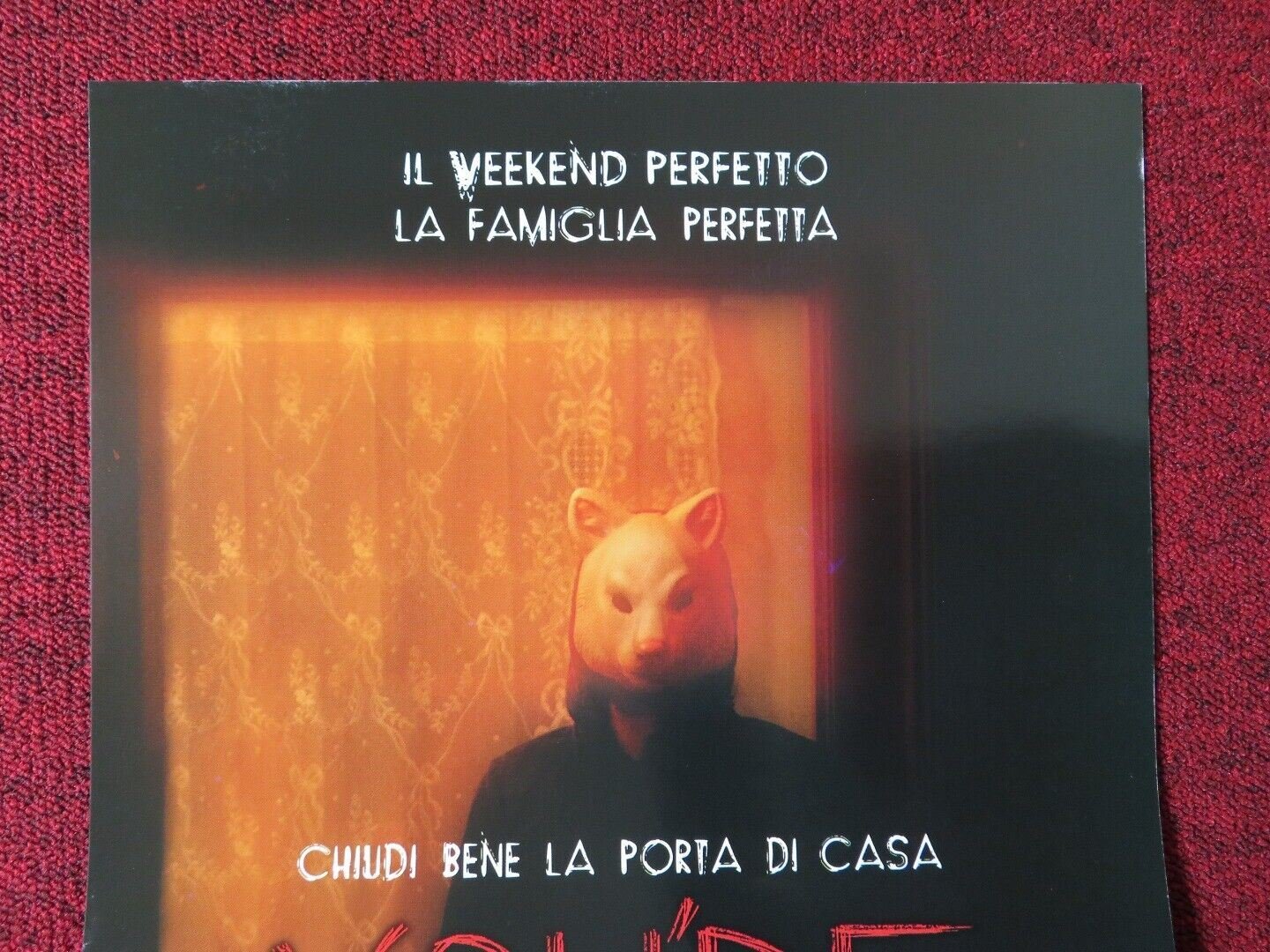 YOU'RE NEXT ITALIAN LOCANDINA (26.5"x12.5") POSTER ADAM WINGARD 2011 Movie posters