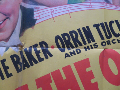 YOU'RE THE ONE FOLDED US ONE SHEET POSTER BONNIE BAKER ORRIN TUCKER 1940 Movie posters