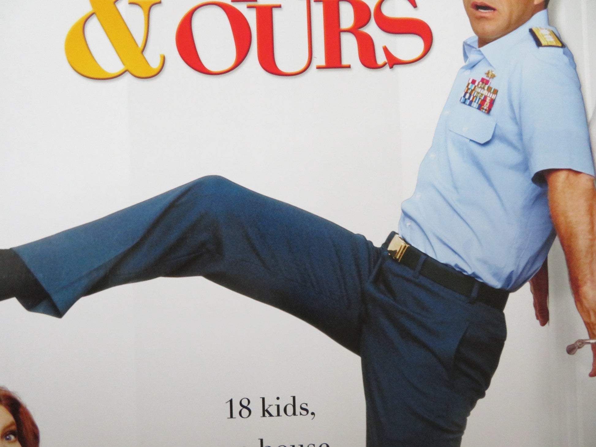 YOURS, MINE AND OURS US ONE SHEET ROLLED POSTER DENNIS QUAID RENE RUSSO 2005 Rendezvous Cinema Movie posters