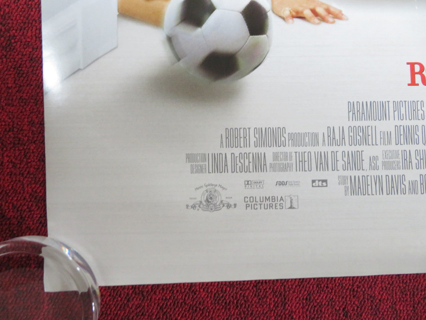 YOURS, MINE AND OURS US ONE SHEET ROLLED POSTER DENNIS QUAID RENE RUSSO 2005 Rendezvous Cinema Movie posters