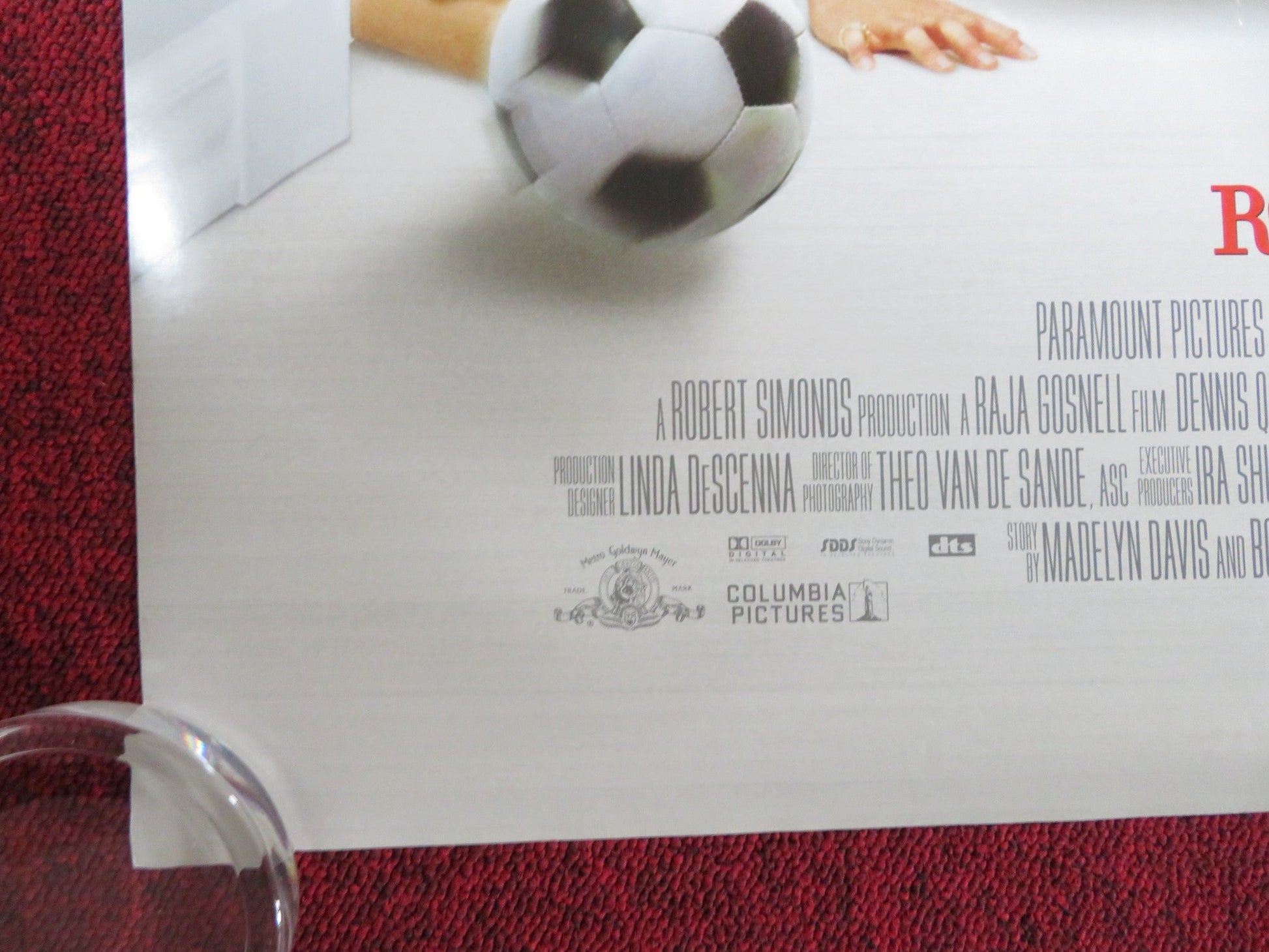 YOURS, MINE AND OURS US ONE SHEET ROLLED POSTER DENNIS QUAID RENE RUSSO 2005 Rendezvous Cinema Movie posters