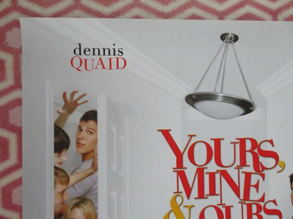 YOURS MINE & OURS US ONE SHEET ROLLED POSTER DENNIS QUAID RENE RUSSO Movie posters