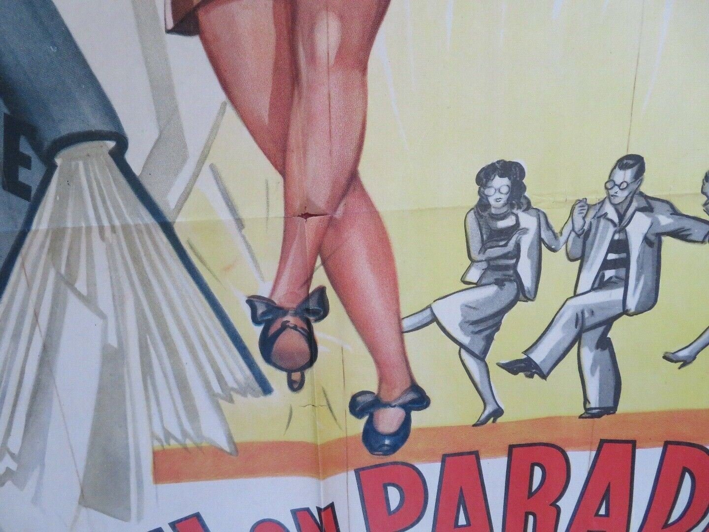 YOUTH ON PARADE US ONE SHEET POSTER JOHN HUBBARD RUTH TERRY TOM BROWN Movie posters