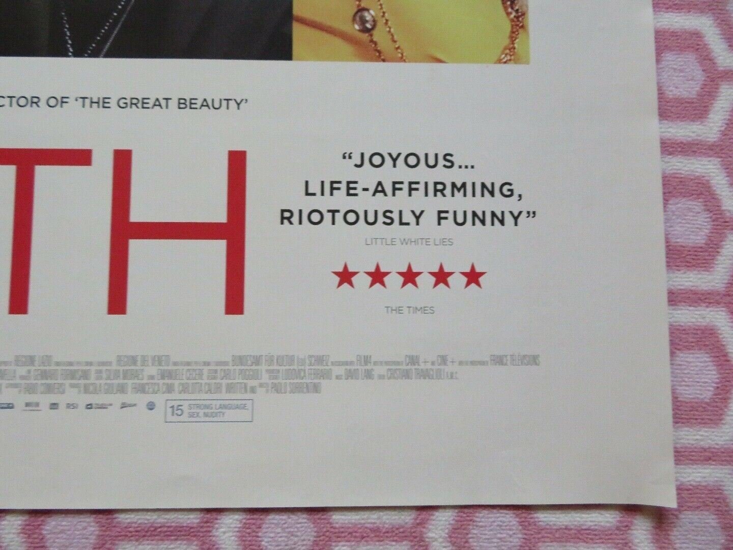 YOUTH QUAD (30"x 40") ROLLED POSTER MICHAEL CAINE HARVEY KEITHEL JANE FONDA Movie posters