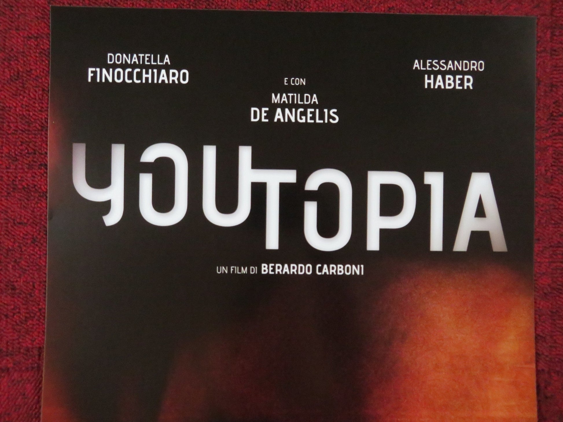 YOUTOPIA ITALIAN LOCANDINA POSTER DONATELLA FINOCCHIARO MATILDA DE ANGELIS 2018 Rendezvous Cinema Movie posters