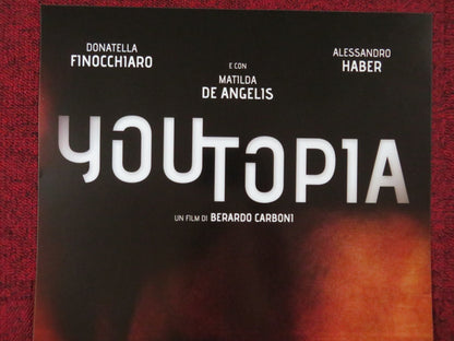 YOUTOPIA ITALIAN LOCANDINA POSTER DONATELLA FINOCCHIARO MATILDA DE ANGELIS 2018 Rendezvous Cinema Movie posters
