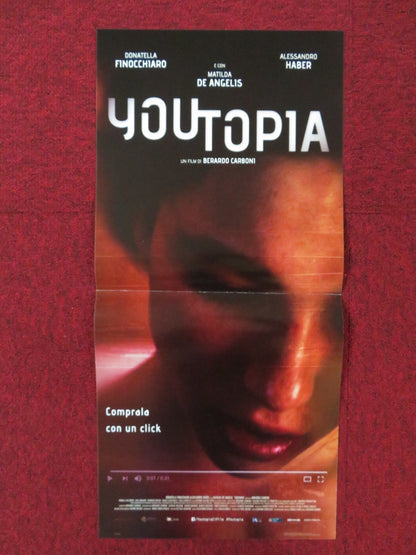 YOUTOPIA ITALIAN LOCANDINA POSTER DONATELLA FINOCCHIARO MATILDA DE ANGELIS 2018 Rendezvous Cinema Movie posters