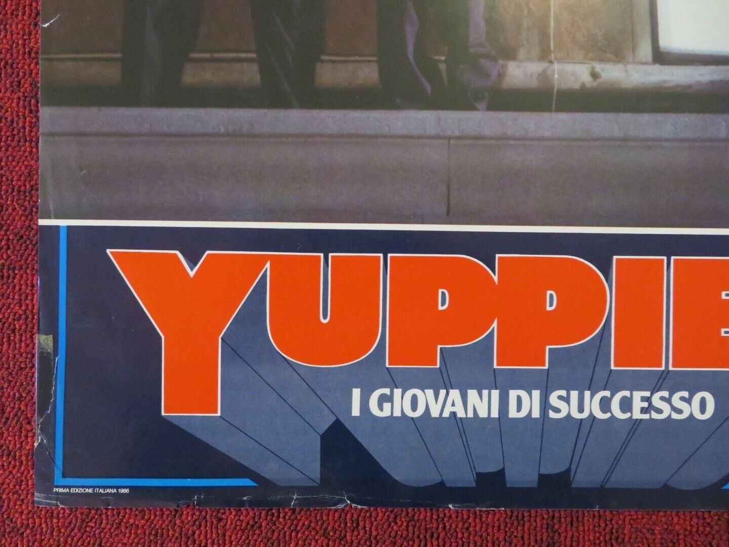 YUPPIES I GIOVANI DI SUCCESSO ITALIAN FOTOBUSTA POSTER JERRY CALA 1986 - Rendezvous Cinema