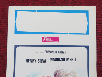 ZANNA BIANCA ALLA RISCOSSA ITALIAN LOCANDINA POSTER HENRY SILVA M. MERLI 1975 Rendezvous Cinema Movie posters