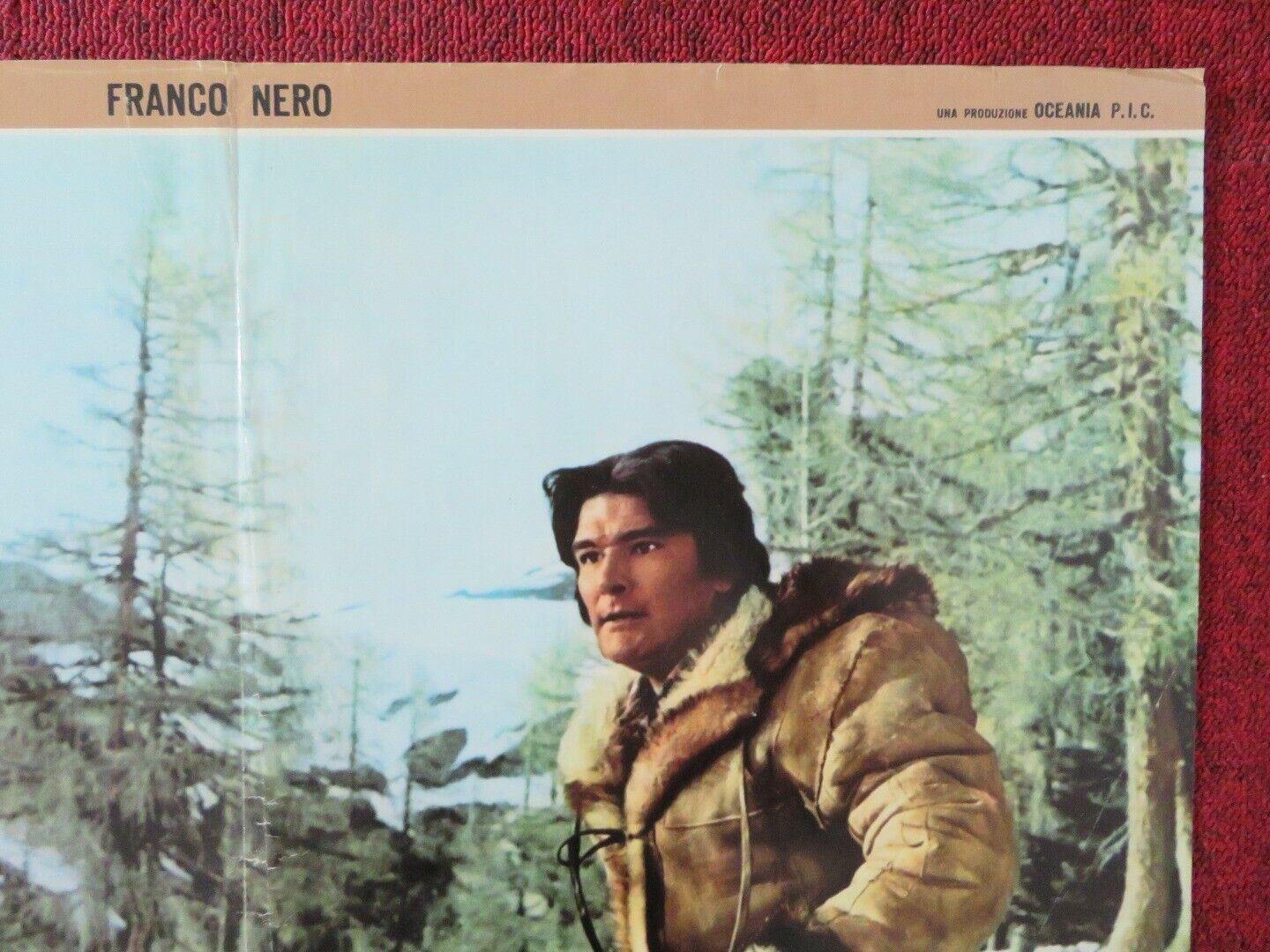 ZANNA BIANCA / WHITE FANG - B ITALIAN FOTOBUSTA POSTER LUCIO FULCI FRANCO NERO Movie posters