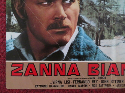 ZANNA BIANCA / WHITE FANG - B ITALIAN FOTOBUSTA POSTER LUCIO FULCI FRANCO NERO Movie posters