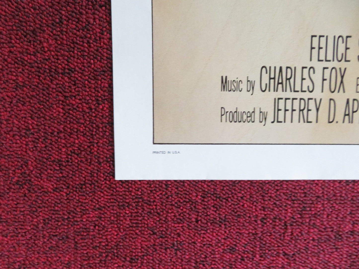 ZAPPED! FOLDED US ONE SHEET POSTER SCOTT BAIO WILLIE AAMES 1982 Rendezvous Cinema Movie posters